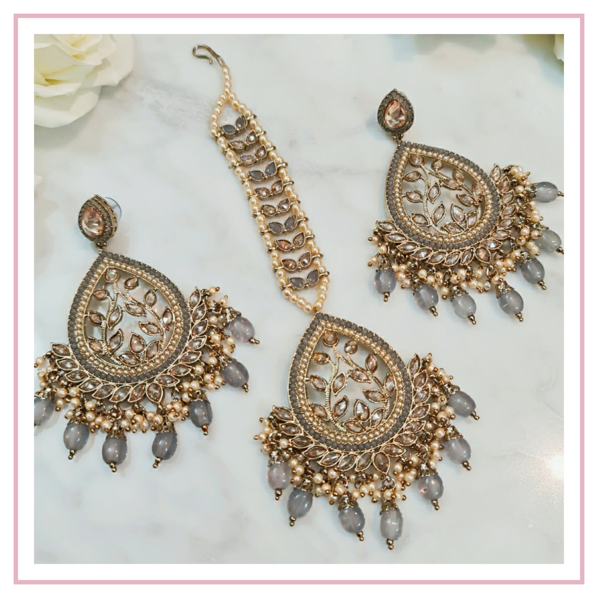 SHAINA Earring and Maangtikka Set