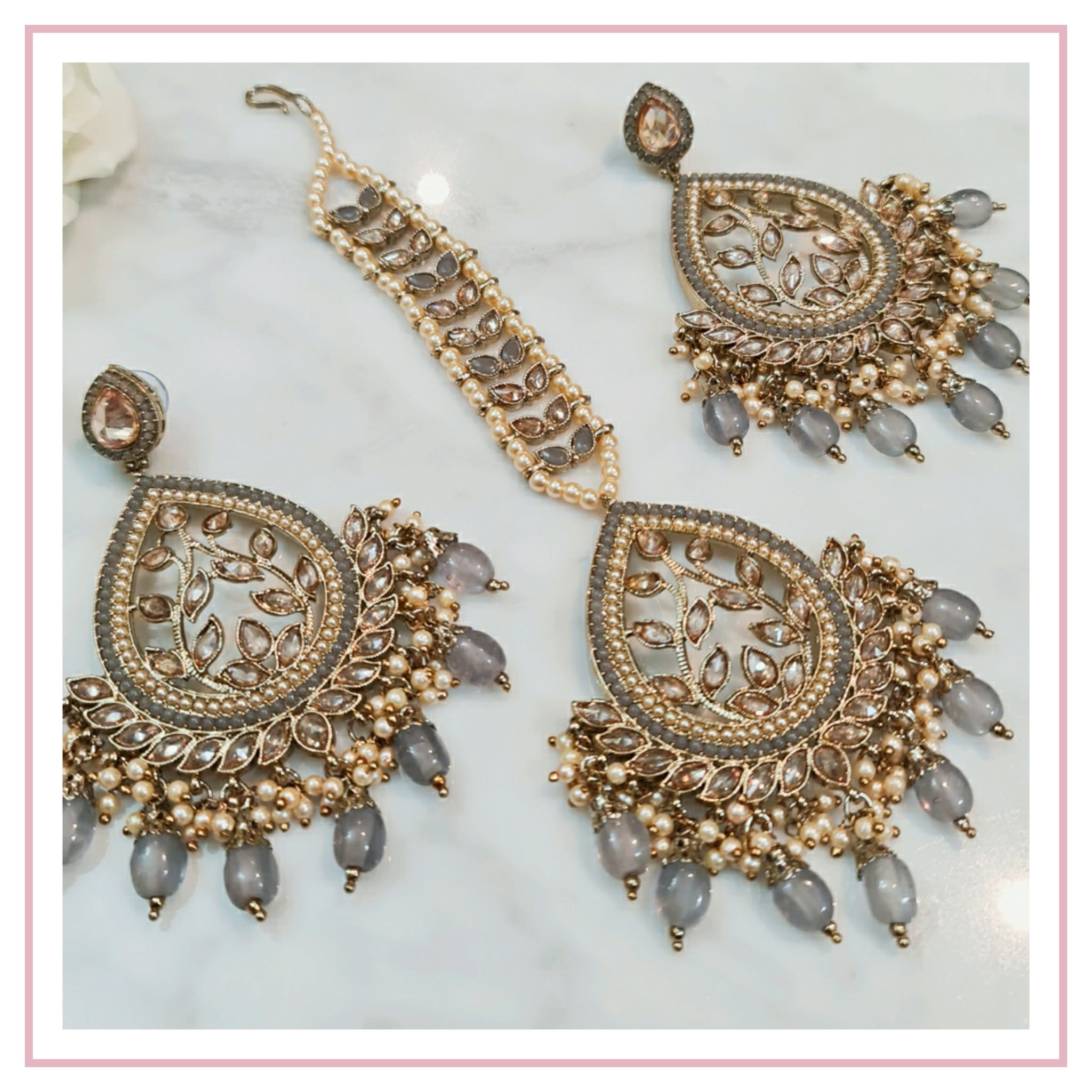 SHAINA Earring and Maangtikka Set